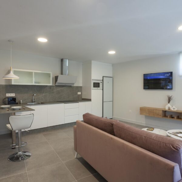 Salón Cocina Apartamento Castello