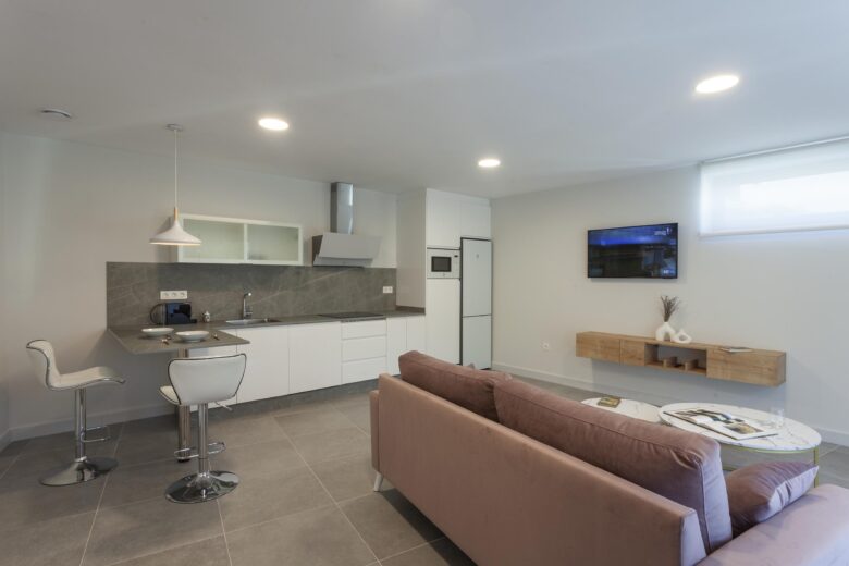 Salón Cocina Apartamento Castello