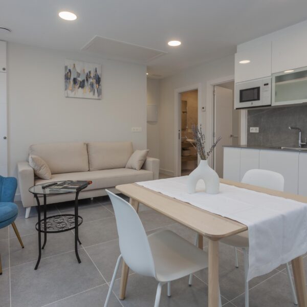 Apartamento Porcía. Sala y cocina